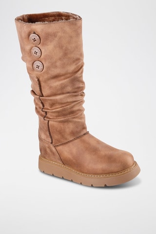 Botas forradas - Marrón claro