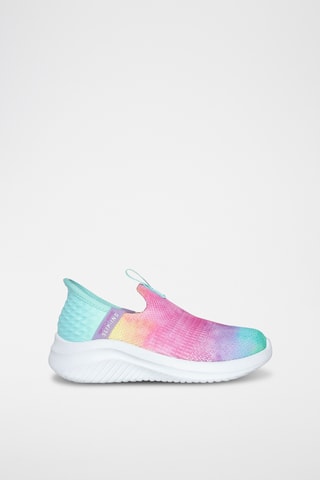 Slip-on tie-dye - Verde agua y violeta