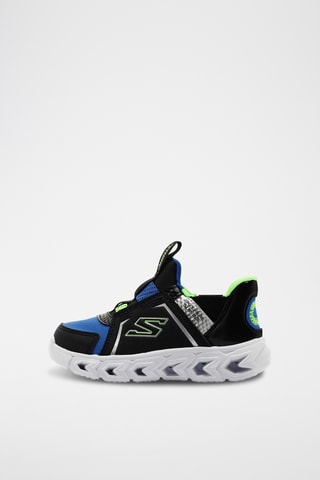 Slip-on - Negro y azul cobalto