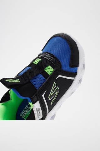 Slip-on - Negro y azul cobalto
