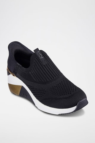 Slip-on de cuña - Negro