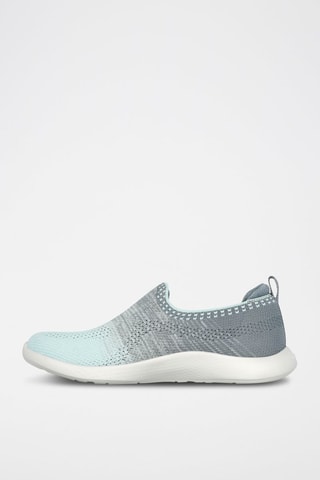 Slip-on Vapor Foam Lite - Gris oscuro y celeste