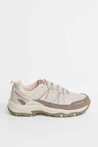 Zapatillas de piel Trego - Topo
