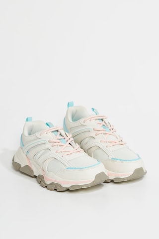 Zapatillas Sierra - Blanco y rosa