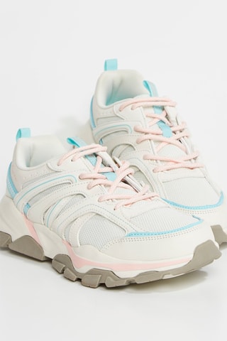 Zapatillas Sierra - Blanco y rosa