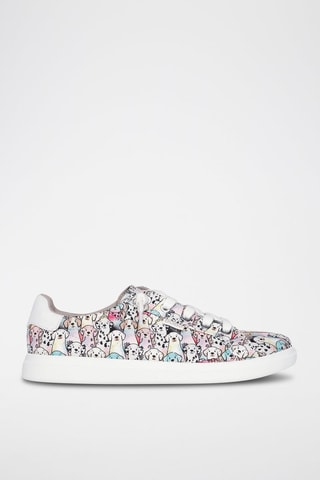 Zapatillas Bobs D'Vine - Blanco y rosa