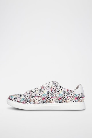 Zapatillas Bobs D'Vine - Blanco y rosa