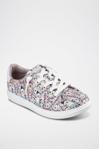 Zapatillas Bobs D'Vine - Blanco y rosa