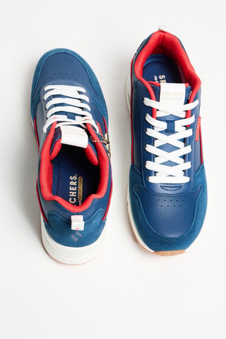 Zapatillas de piel - Azul marino