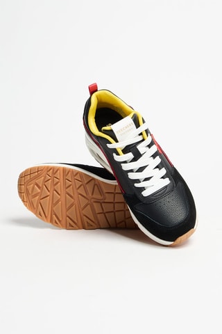 Zapatillas de piel - Negro