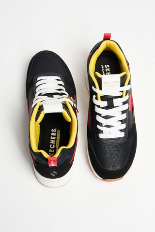 Zapatillas de piel - Negro