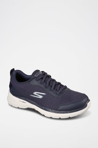 Zapatillas Go walk 6 - Bold Knight - Azul marino