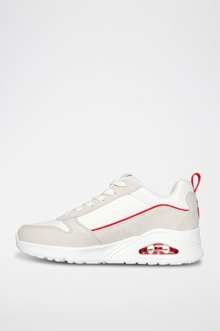 Zapatillas - Blanco y rojo