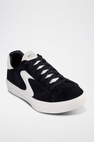 Zapatillas de piel - Negro
