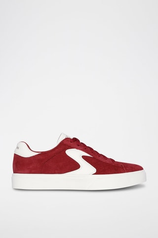 Zapatillas de piel - Rojo