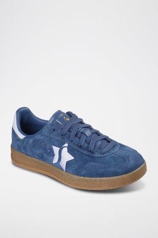 Zapatillas de piel - Azul