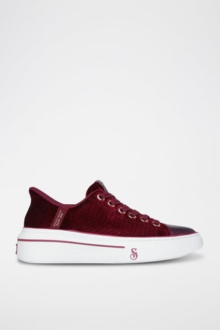 Zapatillas con plataforma - Burdeos