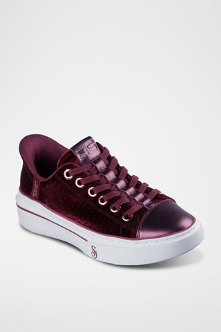 Zapatillas con plataforma - Burdeos