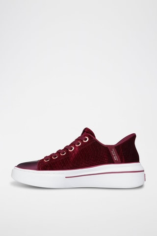 Zapatillas con plataforma - Burdeos