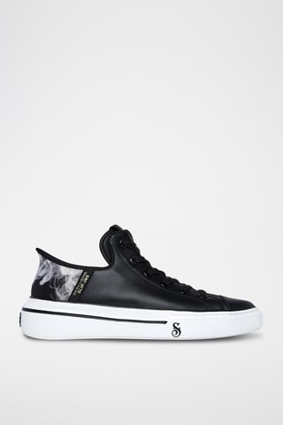 Zapatillas de piel - Negro