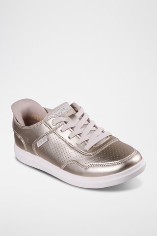 Zapatillas de piel - Dorado