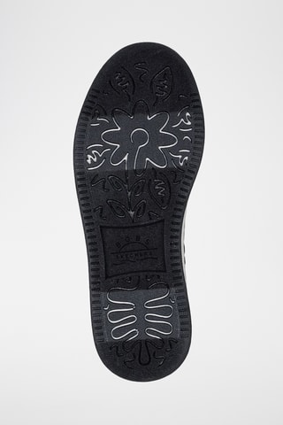 Zapatillas de piel - Negro