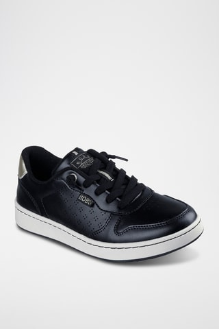 Zapatillas de piel - Negro