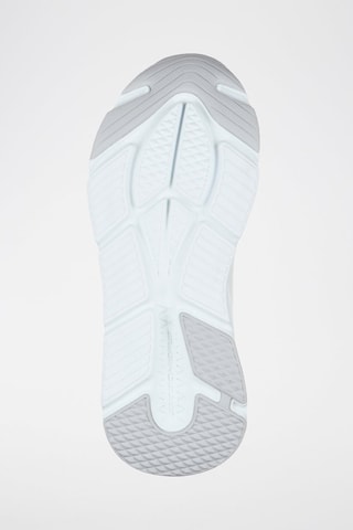 Zapatillas de piel de cuña - Blanco