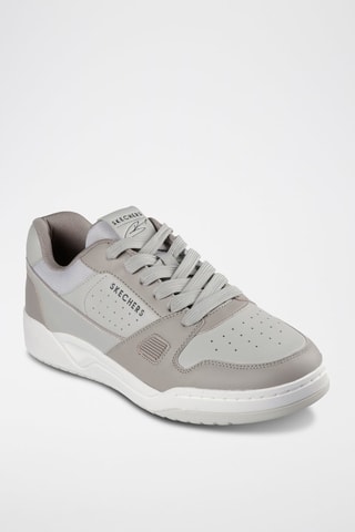 Zapatillas de piel - Gris
