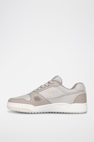 Zapatillas de piel - Gris