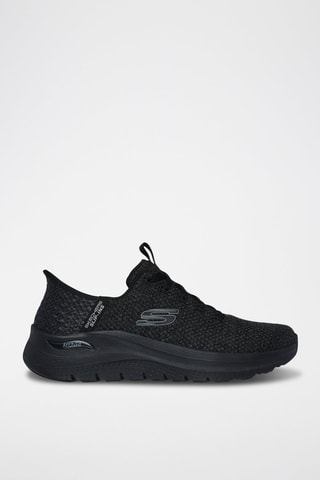 Zapatillas de cuña - Negro