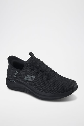 Zapatillas de cuña - Negro