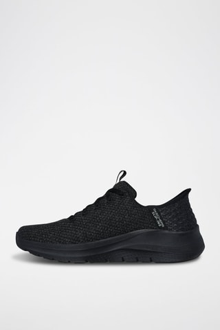 Zapatillas de cuña - Negro
