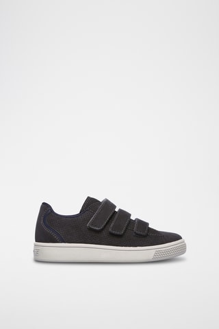 Zapatillas de piel - Azul marino