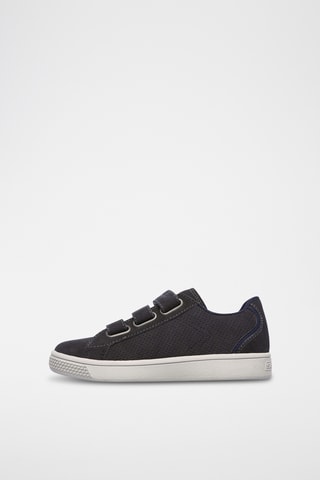Zapatillas de piel - Azul marino