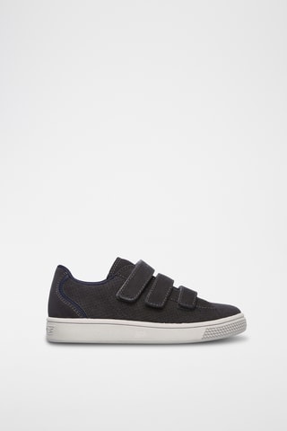 Zapatillas de piel - Azul marino