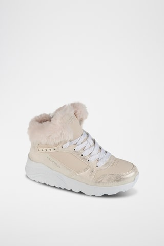 Zapatillas altas forradas - Crudo