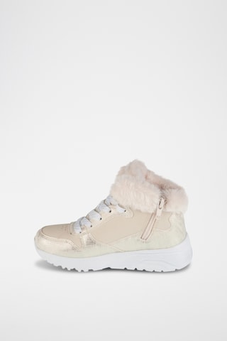 Zapatillas altas forradas - Crudo