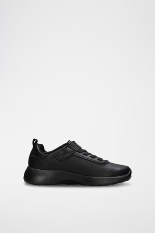 Zapatillas de piel - Negro