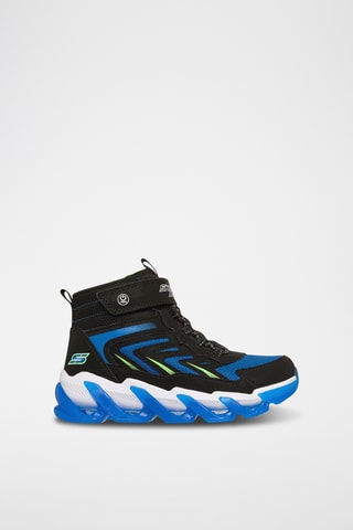 Zapatillas altas - Negro y azul eléctrico