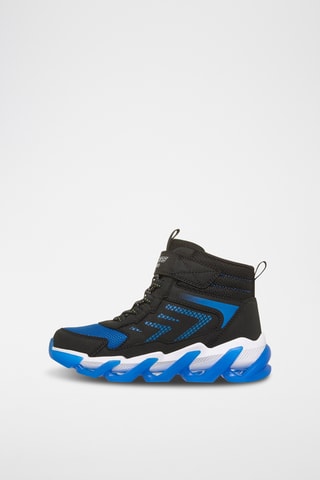 Zapatillas altas - Negro y azul eléctrico