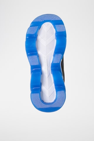Zapatillas altas - Negro y azul eléctrico