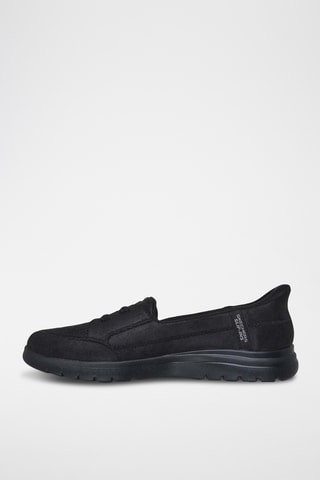 Zapatillas de nobuk On The Go Flex - Negro