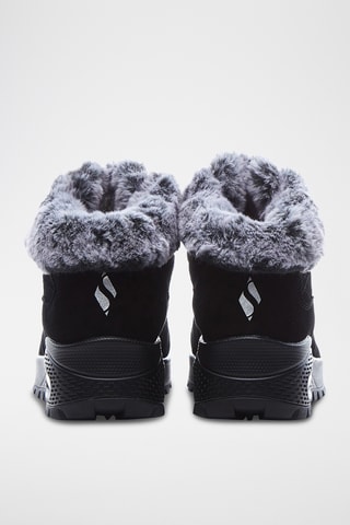 Zapatillas altas forradas de nobuk Uno Rugged - Negro