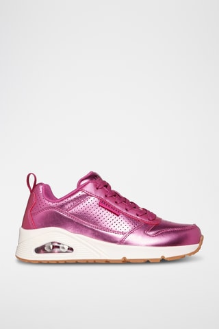 Zapatillas de piel Uno Metallixs - Fucsia