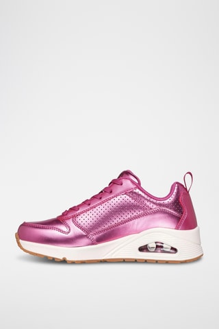 Zapatillas de piel Uno Metallixs - Fucsia