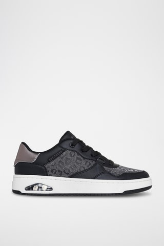 Zapatillas de piel - Negro