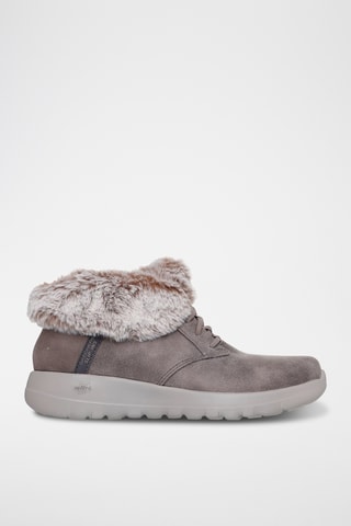 Botines forrados de nobuk Joie nomade - Topo