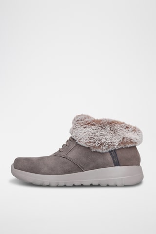 Botines forrados de nobuk Joie nomade - Topo