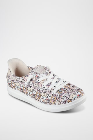 Zapatillas Bobs D'vine - Negro y rosa